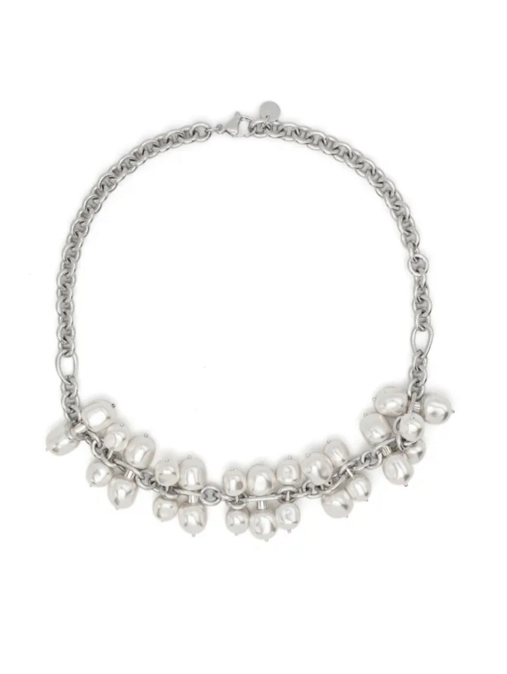 Cult Gaia ‘Dolly’ necklace silver stone Pearl